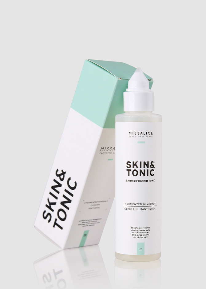 SKIN&TONIC / Barrier-Strengthening Toner with Fermented Actives (100ml)