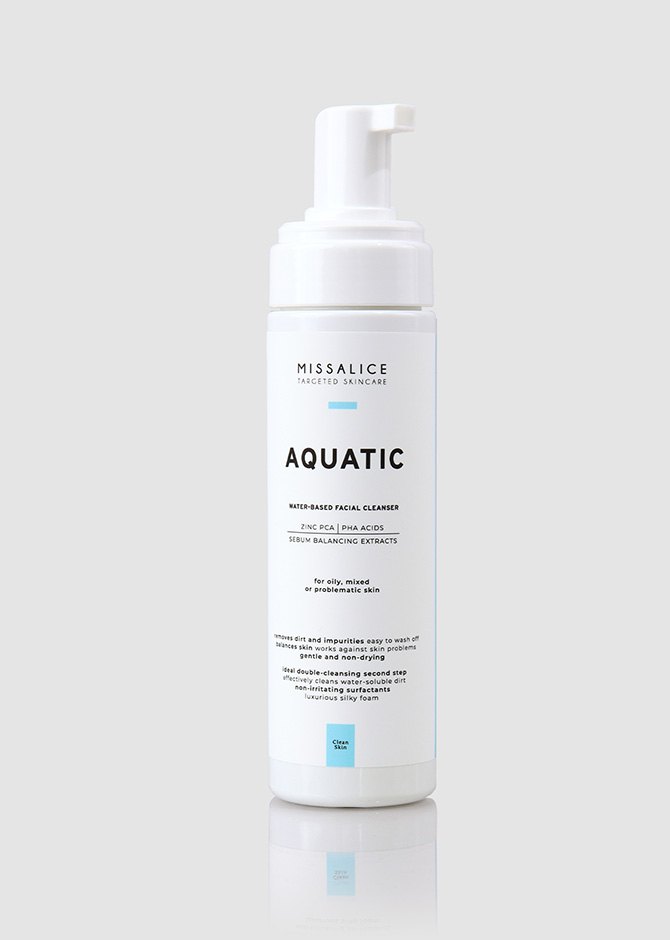 AQUATIC / pH-Balanced Daily Cleanser with PHA Acids (200ml)