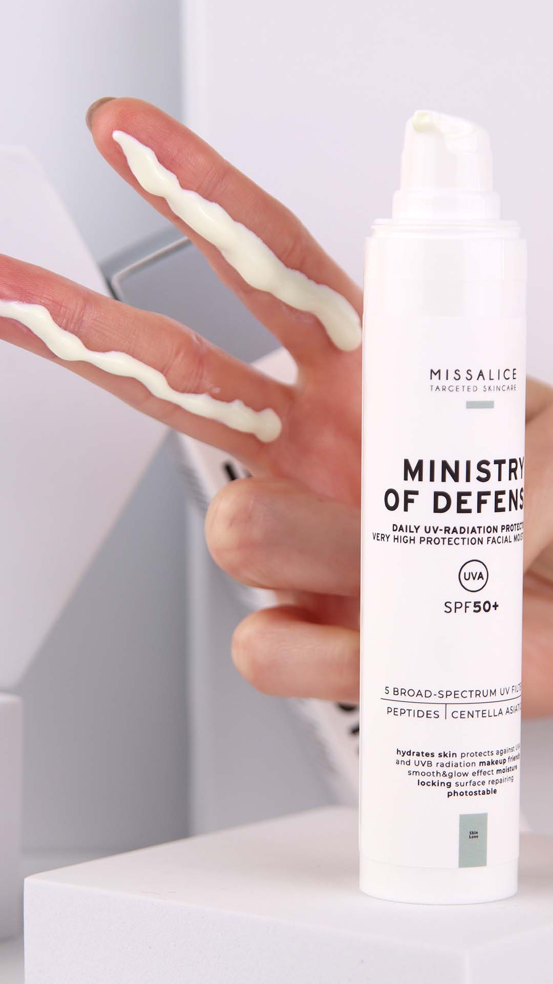 MINISTRY OF DEFENSE / Broad-Spectrum SPF 50+ Sun Protection (50ml) - Image 4